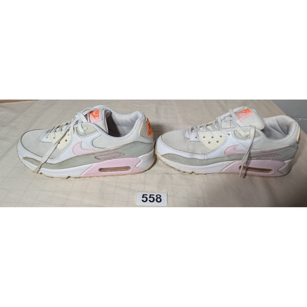 Nike Air Max 90 Shoes Womens Size 8.5 White Pink Gray CZ0371-100 Running Sneaker - Picture 4 of 7